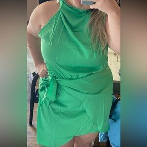 Green Cocktail Dress
